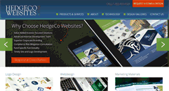 Desktop Screenshot of hedgecowebsites.com